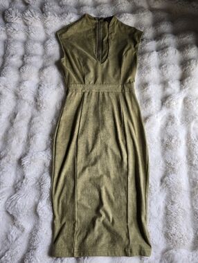 privy Olive Midi Sheath Dress